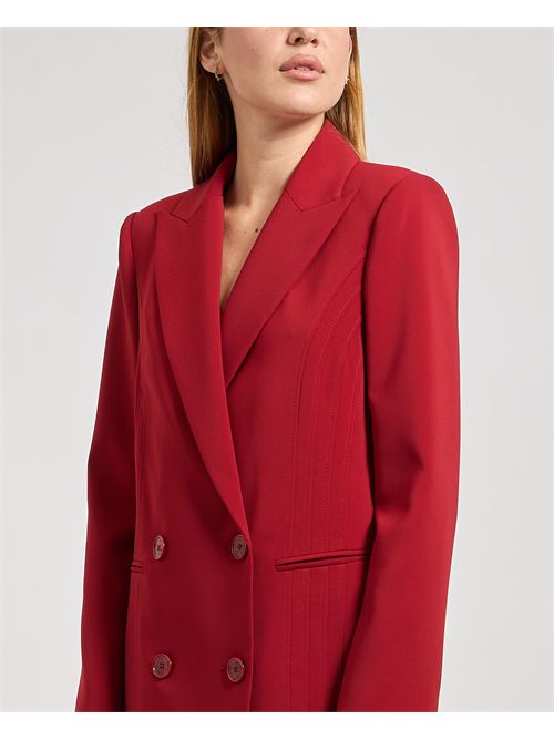 Giacca donna Patrizia Pepe doppiopetto in crepe PATRIZIA PEPE | 8S0554-A6F5R862